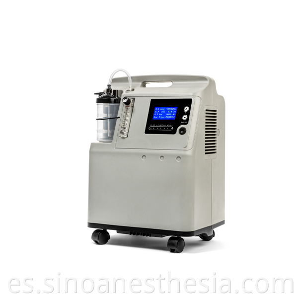 Jay-5aw Medical Equipment 5L Generador de oxígeno Concentrador de oxígeno para uso doméstico con poco ruido